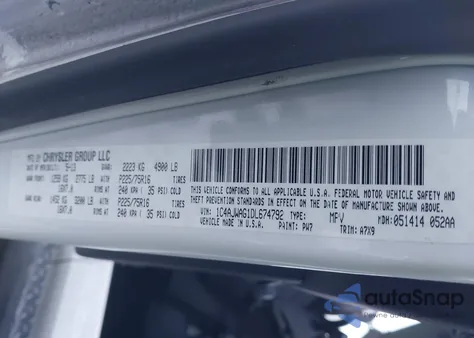 2013 Jeep Wrangler Sport z USA, uszkodzony, nr VIN 1C4AJWAG1DL674792